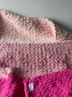 Chunky Knit Blanket — COLOR BLOCK