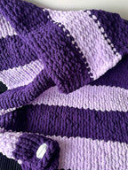 Chunky Knit Blanket — COLOR BLOCK